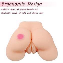 Heiyy Realistic Soft Lifesize Love Doles for Men Male Beginner Full Size Women Body Love Torso P?ck?t Pü??e?? Adult Toys (Color : Skin)