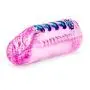 Pleasure Beads Male Masturbation - Ribbed Realistic Feel Vagina Stroker - Sex Toy for Men (Pink)