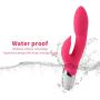 O-GAME Rabbit Vibrarator with 6 Vibrantion Modes Rechargeable Massager Quiet Dual Motor Silicone Toy for Women Couples