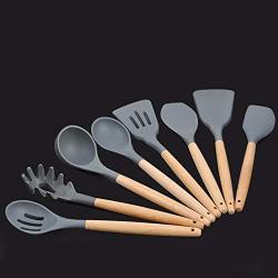 SKYyao Kitchen utensil set Silicon Bakelite handle kitchenware 8-piece set non-stick cooking utensils Silicone