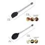 HACASO Silicone Kitchenware 9 Piece Spatula Set Stainless Steel Cooking Spoon Shovel Set of 8