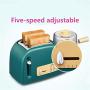 QIN.J.FANG-Kitchen 1200W Multi-functional Stainless Steel 2 Slices Bread Roaster set,220 v Can be Test bread, yogurt, hot milk, steamed, fried, thawed, reheated,Green