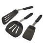 Jzenzero 3Pcs/Set Silicone Kitchenware Cooking Utensil Kit Silicone Turner Spatula Set Flexible Silicone Spatulas