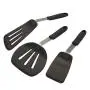 yagaga 3Pcs/set Silicone Kitchenware Cooking Utensil Kit Silicone Turner Spatula Set 500 Fahrenheit Heat-Resistant Flexible Silicone Spatulas for Cooking,Flipping Pancakes
