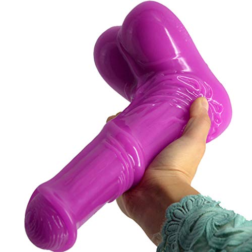 10 Inch Realistic Double Layer Silicone Toy with Strong Suction Cup