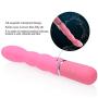 Loveria Female Sex Toy Bead Wand Massager G-spot Vibrator Clit Stimulator Soft Silicone Strong Powerful Vibe Dildo Penis Vibrator Masturbation for Women