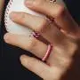 ThunderFit Womens Thin Swivel Rings, 10 Rings / 8 Rings / 4 Rings / 1 Ring - Stackable Silicone Wedding Rings - 2.5mm Wide - 2mm Thick