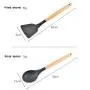 HUShjsd Kitchenware Set Of 11, Household Spatula Tool Silicone Wooden Handle Kitchen Set Kitchen Non-stick Pan，spatulas Silicone Heat Resistant