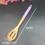 SKYyao Kitchen utensil set Silicone Beech wood kitchenware set cooking spoon shovel silicone kitchen supplies Wood