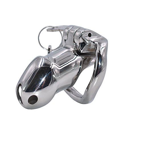 FeiGu Chastity Device Cage Stainless Steel Sex Toys for Men 159 (Short,45mm Ring)