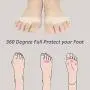 Metatarsal Pads for Women, 3 Pairs Transparent Breathable Gel Metatarsal Cushions, Metatarsal Foot Pads for Pain Relief Ball of Foot Cushions
