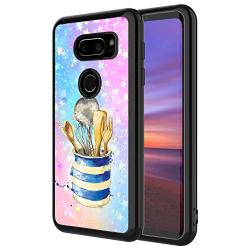 LG V30 ThinQ Case,Flexible Soft TPU Cover Shell,Slim Silicone Black Rubber Non-Slip Durable Design Protective Phone Case for LG V30 ThinQ -Kitchenware
