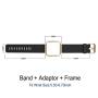 Simpeak for Fitbit Blaze Bands with Frame, Silicone Replacement Band Strap with Frame Case for Fit bit Blaze Smart Fitness Watch, Small/Large