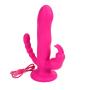 Eden Toys Eden triple pleasure hands free silicone vibrator - Silicone Triple stimulation vibrator