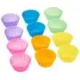 AmazonBasics Reusable Silicone Baking Cups, Muffin and Cupcake, Pack of 12