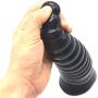 Ultra-Soft Massage Sticks Classic D?ld?, Silicone Sex Toy Cock Dong with Suction Cup, Massage Wand D?ld? Flexible for Anal Games-Black 23cm(9&quot)