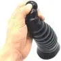Ultra-Soft Massage Sticks Classic D?ld?, Silicone Sex Toy Cock Dong with Suction Cup, Massage Wand D?ld? Flexible for Anal Games-Black 23cm(9")
