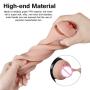 QHYAH Male Masturbator for Men Soft Silicone Realistic Vagina Pussy Vagina Easy Love Beer Bottle Stroker Cup Vibrator Real Realistic Sex Toys for Men