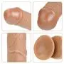 Lfcmf 7.7 inch Realistic Massager Toys Lifelike Silicone-D?ld? with Suction Cup for Women