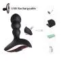 Male Massager Toy with Wireless Remote Control, 10 Stimulation Patterns USB Rechargeable Massager Silicone Vibrating, Waterproof