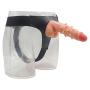 NIANTONG Dual Layer Liquid Silicone 8.26 inch Soft-??ld? Natural Flesh Premium Toy with Suction Base LX-CD0002