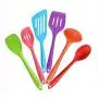 Silicone kitchenware, 6 Piece Silicone Cooking Utensils Set, Spatula Set Silicone Kitchen Utensils, Nonstick and Heat Resistant Cookware Set