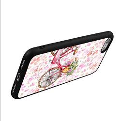 iPhone 7 8 Case,Flexible Soft TPU Cover Shell,Slim Silicone Black Rubber Non-Slip Durable Design Protective Phone Case for iPhone 7 8 -Bicycle
