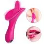 Tight Design Womens Tongue Electric Toys - 10 Frequency Rolling Tongue Mouth Simulate GSpotter Licking Massage Toys Silicone Toy