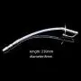 Raycity Stainless Steel Male Urethral Sound Catheter Penis Plug Dilator Stretching Silicone Tube for Beginner