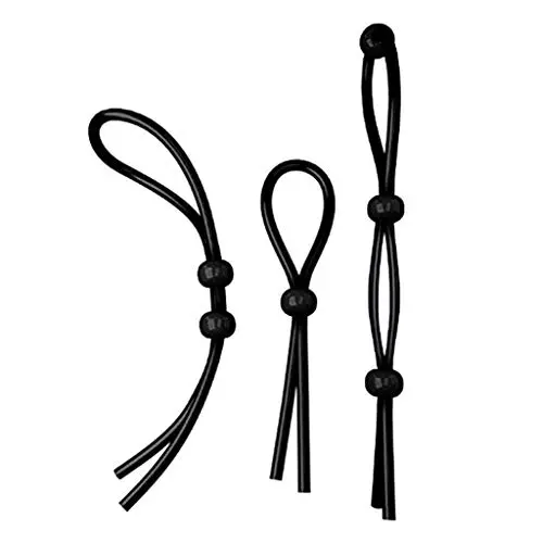 O-GAME 3 Stretchy Silicone Pěnǐs Rings Set Longer Harder Toys for Men