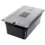 Carlisle 10203B03 StorPlus Full Size Polycarbonate Food Pan, 8" Deep, Black