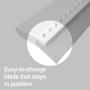 Squeegee - for Shower, Window and Car Glass - 2 Extra Silicone Replacement Blades - Foam Handle - by desired tools