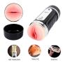 Yikiop Male Aír-cr?ft Cup Silicone Electric Automatic Sucking Masturbatiòn Cup Male Stimu?tor Fantasy Cup Toy for Men Deluxe Toy T-Shirt