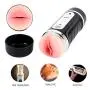 Yikiop Male Aír-cr?ft Cup Silicone Electric Automatic Sucking Masturbatiòn Cup Male Stimu?tor Fantasy Cup Toy for Men Deluxe Toy T-Shirt