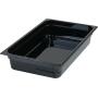 Carlisle 10201B03 StorPlus Full Size Food Pan, Polycarbonate, 4" Deep, Black