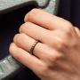 ThunderFit Thin and Stackable Silicone Rings, 8 Rings / 4 Rings / 1 Ring - Silicone Wedding Bands for Women - Diamond Pattern
