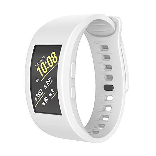 Alonea Samsung Gear Fit 2 Pro/Fit 2 Band, Silicone Wirstband Replacement Strap for Sansung Gear Fit2 and Fit2 Pro (Small White??)