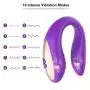 Couples Vibrator with Dual Motors 10 Powerful Vibration Modes for G Spot Clitoral Stimulation, PALOQUETH Wireless Personal Vibrator Clitoris Massager Sex Toy Rechargeable Waterproof
