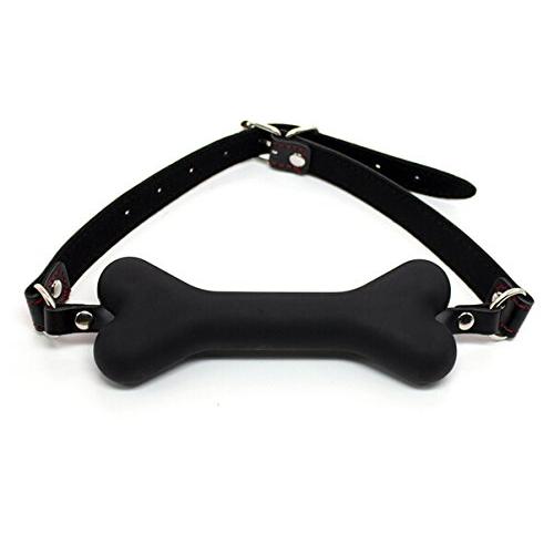 Orange Adult Silicone Bone Gag Bdsm Adult Sex Toy Dog Slave Play Game Toy Black