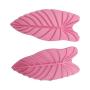 AK ART KITCHENWARE 2pairs Gum Paste Flower Making Molds Anthurium Leaf & Petal Veiners Silicone Fondant Molds for Wedding Cake Decorating Supplies