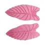 AK ART KITCHENWARE 2pairs Gum Paste Flower Making Molds Anthurium Leaf & Petal Veiners Silicone Fondant Molds for Wedding Cake Decorating Supplies