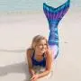 Fin Fun Mermaid Tails for Swimming with Monofin - Kids and Adult Sizes - Limited Edition