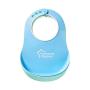 Tommee Tippee Essentials Baby Bibs - Crumb Catcher & Soft Edging Around Neck - Dishwasher Safe, BPA-Free, 6+ Months