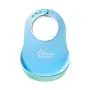 Tommee Tippee Essentials Baby Bibs - Crumb Catcher & Soft Edging Around Neck - Dishwasher Safe, BPA-Free, 6+ Months
