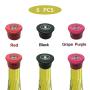 Silicone Wine Stoppers,Funny Kitchenware Bottle Caps,6 PCS of Wine Reusable Caps Stoppers for Wine and Beer Glass Bottles (Perfect Gift Pack)