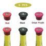 Silicone Wine Stoppers,Funny Kitchenware Bottle Caps,6 PCS of Wine Reusable Caps Stoppers for Wine and Beer Glass Bottles (Perfect Gift Pack)