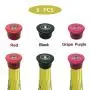 Silicone Wine Stoppers,Funny Kitchenware Bottle Caps,6 PCS of Wine Reusable Caps Stoppers for Wine and Beer Glass Bottles (Perfect Gift Pack)