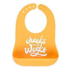 Bella Tunno Wonder Bib,Cheeks for Weeks, Marigold