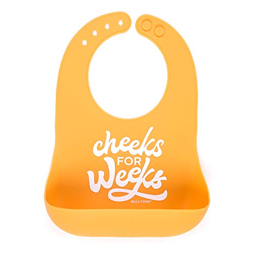 Bella Tunno Wonder Bib,Cheeks for Weeks, Marigold
