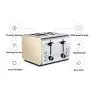 QIN.J.FANG-Kitchen 4 -Slice Toaster, 7-speed professional temperature control,Extra Wide Slots and Slide Out Crumb Tray,220V